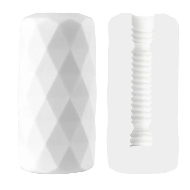 SuckMeToys Masturbateur souple DIAMAL Surface striée 14cm